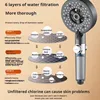 Light Luxury Booster Spray Shower Head Purifying DeChlorine Spray Shower Head Booster Spray 4