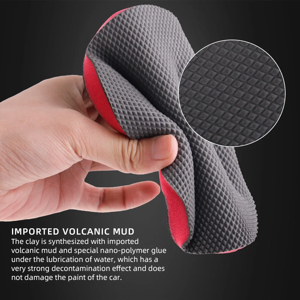 Car Wash Magic Clay Pad Mud Sponge Auto Paint Repair For DA RO Polisher Disc Detailing 1PC 3/5/6 Inch