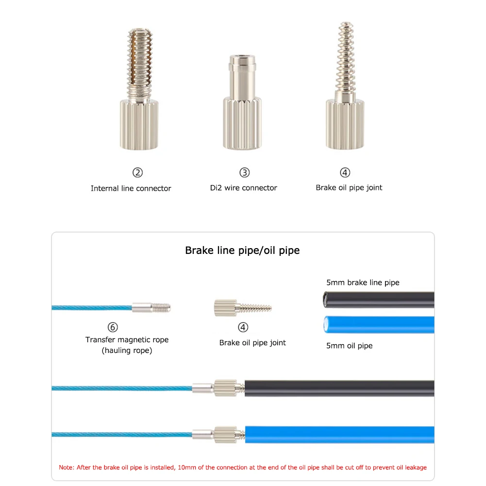 Aluminum Bicycle Internal Cable Routing Tool for Carbon Fiber Frame Bike Repair