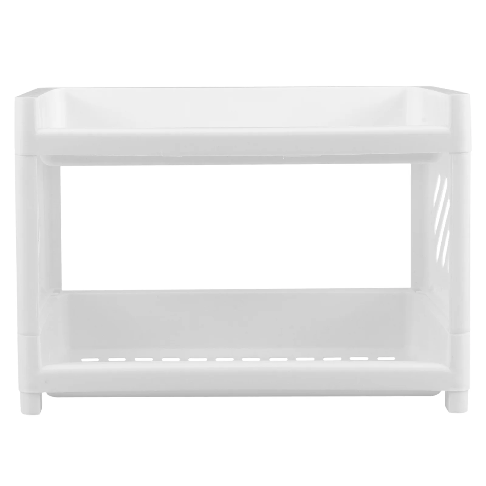 

Desk Organizer Bathroom Countertop Desktop Toiletry Rack Corner Storage Shelf 2 Tier Student
