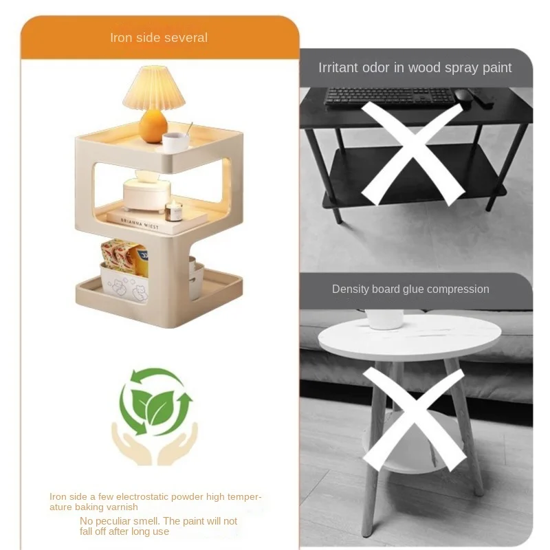 Warming Bedside Table Home Bedroom Small Wrought Iron Bedside Shelf Simple Modern And Creative Table Night Stand