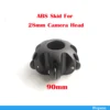 40mm 90mm ABS Skid For 28mm Pipe Camera Head Video Camera Head Protective Skid DIY Flexible Pipeline Camera Head Skid 2