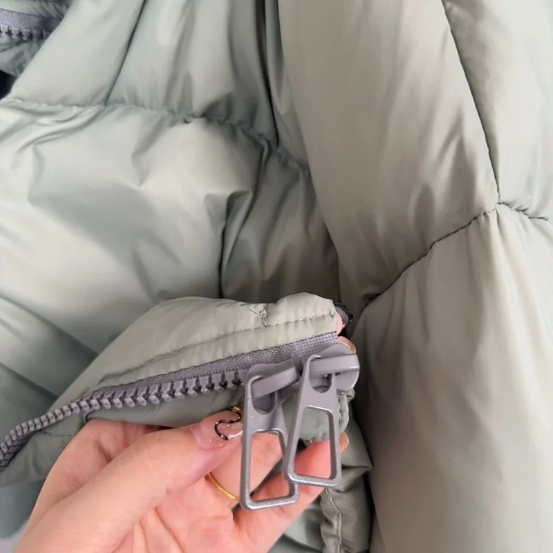 2023 New Women Down Jacket Winter Coat Female Short Loose Parkas Thicken Warm Advanced Sense Outwear Detachable Cap Overcoat