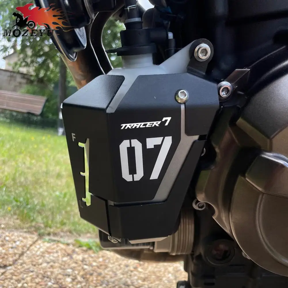 

Аксессуары TRACER7GT TRACER7 Защитная Крышка Резервуара охлаждающей жидкости для Yamaha TRACER 7 GT 7GT Защита радиатора 2021 2022 2023