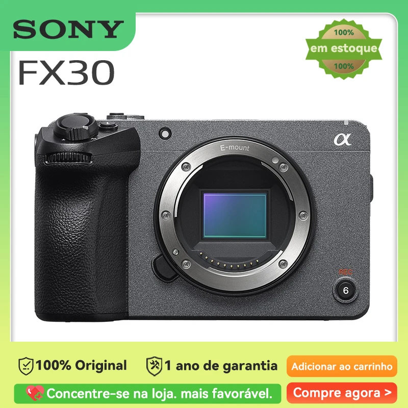 Digital Camera Sony FX30 FX 30 Cinema Line Super 35 APS-C Mirrorless Digital Camera Professional Photographer Photography 4K 120p Video Movie