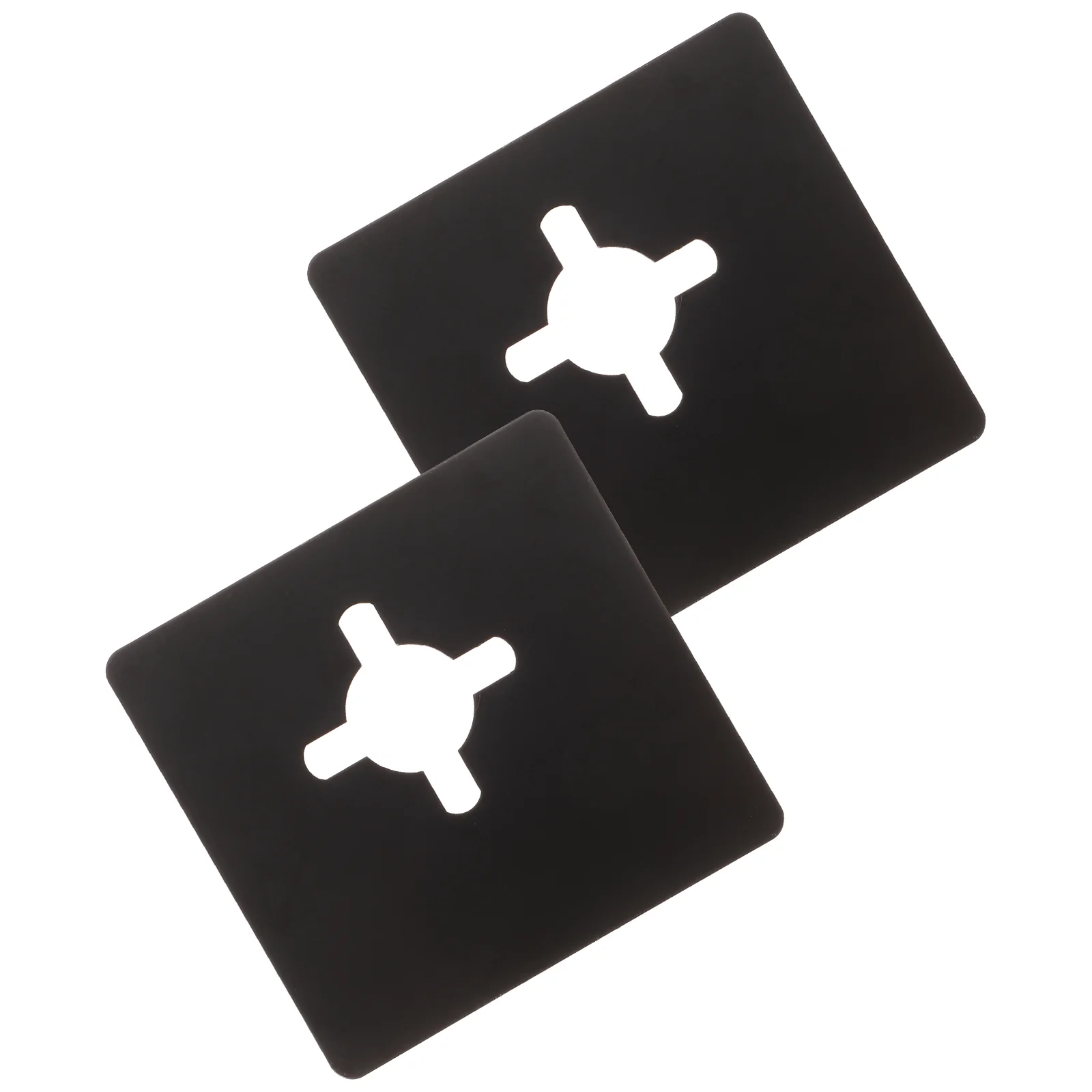 Ball Lock Door Reinforcement Plate Knob Stainless Steel Plates Deadbolt Cover Kick Strike Hole Knobs