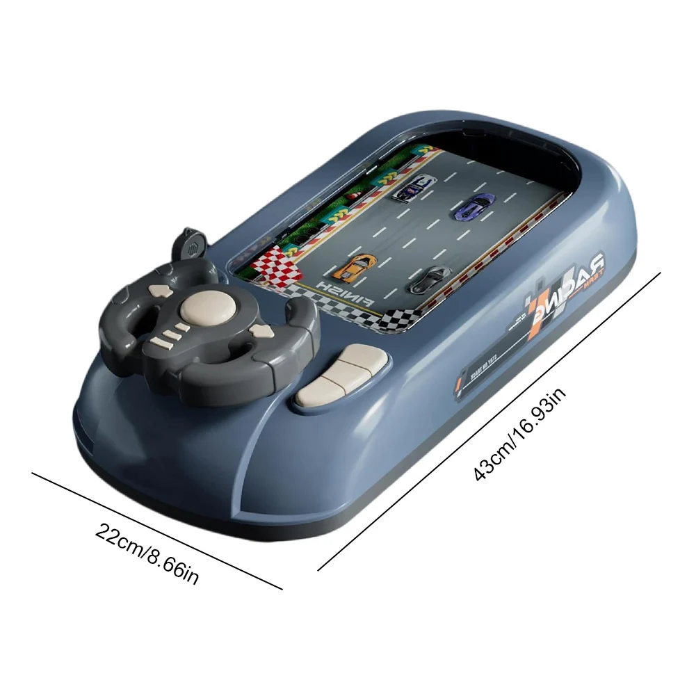 New Children's Racing Game Steering Wheel Toy with Music Kids Driving Simulator Car Racing Adventure Driving Toy Table Games - 6
