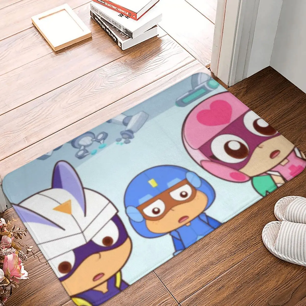 

Strate Bathroom Mat Happy Heros Doormat Living Room Carpet Outdoor Rug Home Decor