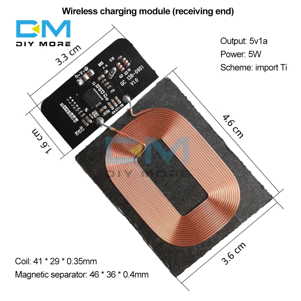 Bobine et module de charge sans fil par induction QI - ES France