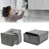 Felt Plate Dish Cup Storage Bag Holder Thicken Camping Tableware Containers Motorhome Kitchen Cupboard Layered Organization 1