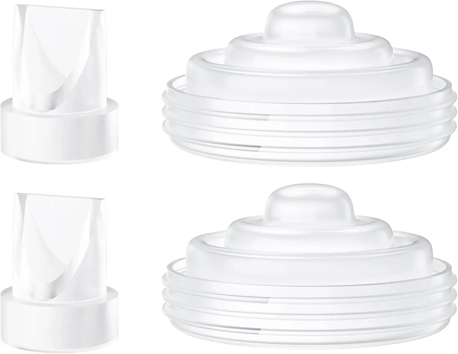 Momcozy M5 Silicone Duckbill Valve And Diaphragm for Breast Pumping Kit-Replacement Parts for Efficient Milk Expression