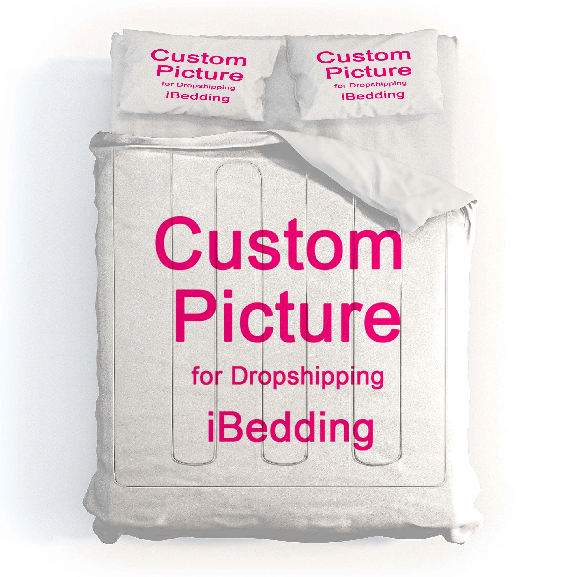 ערכת נוחות בהתאמה אישית עם ציפית מצעים מותאמים אישית לכל העונה (1 מנחם ו-2 ציפית)