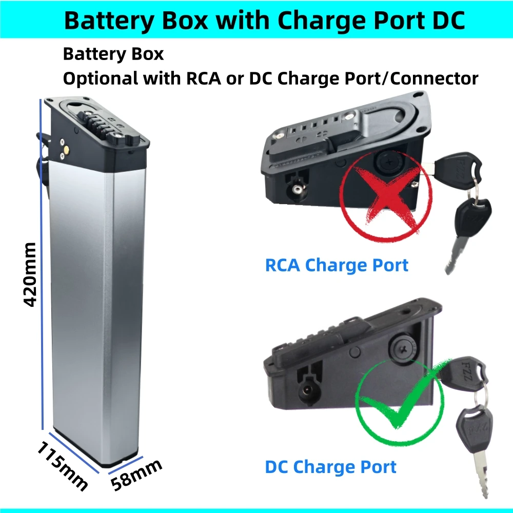 Electric Bike Battery Case Original Mate X Mate City Folding Ebike Battery Box 48v 36v 52v Foldable E-bike Battery Box Fat Bike Mountain Bike Case