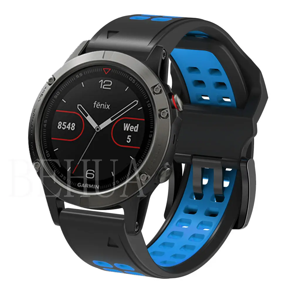 Enhanced Silicone Watch Band with Quick Release Mechanism