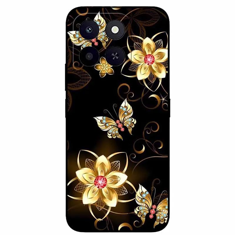 Wolf Bumper Silicone TPU Phone Case - Planet Protective Cool Animal Coque, 6.61