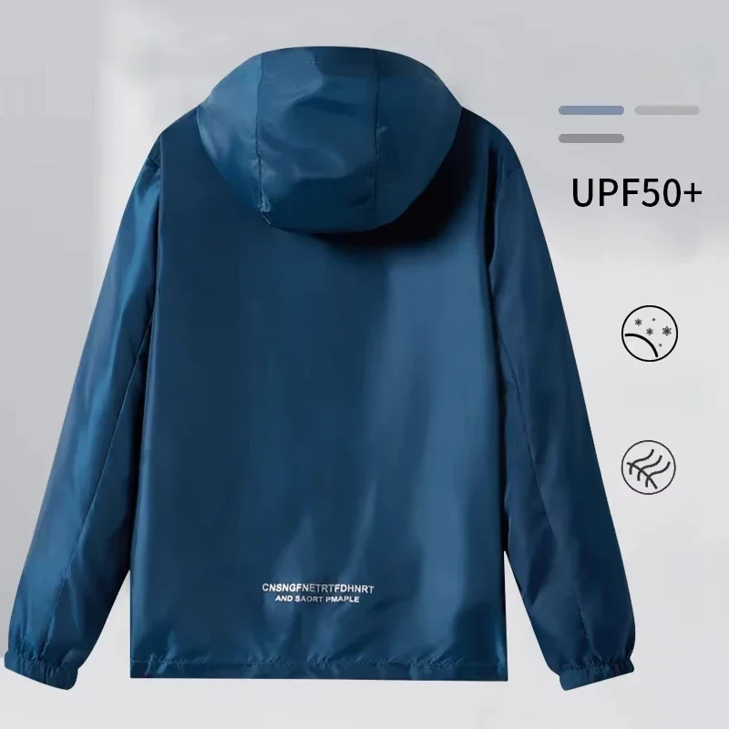 Hiking Skin Jacket Outerwear Coat Camping Rain Jackets Waterproof Sun Protection Fishing Hunting Clothes Quick Dry Sunscreen - 6