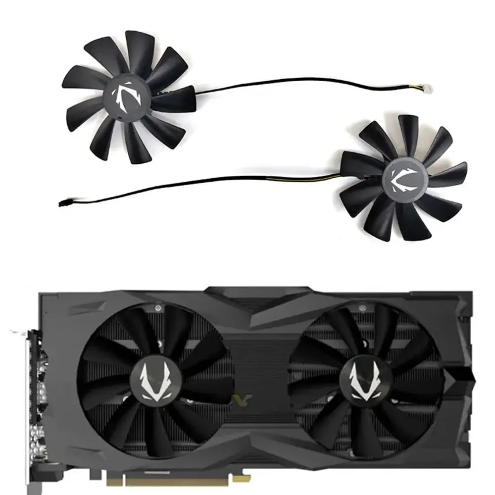 Nuova Ventola Gpu 100Mm 4Pin Muslimex Rtx 2080, Per Ventola Di Raffreddamento Della Scheda Grafica Zotac Gaming Geforce Rtx 2080 Rtx 2080 Ti
