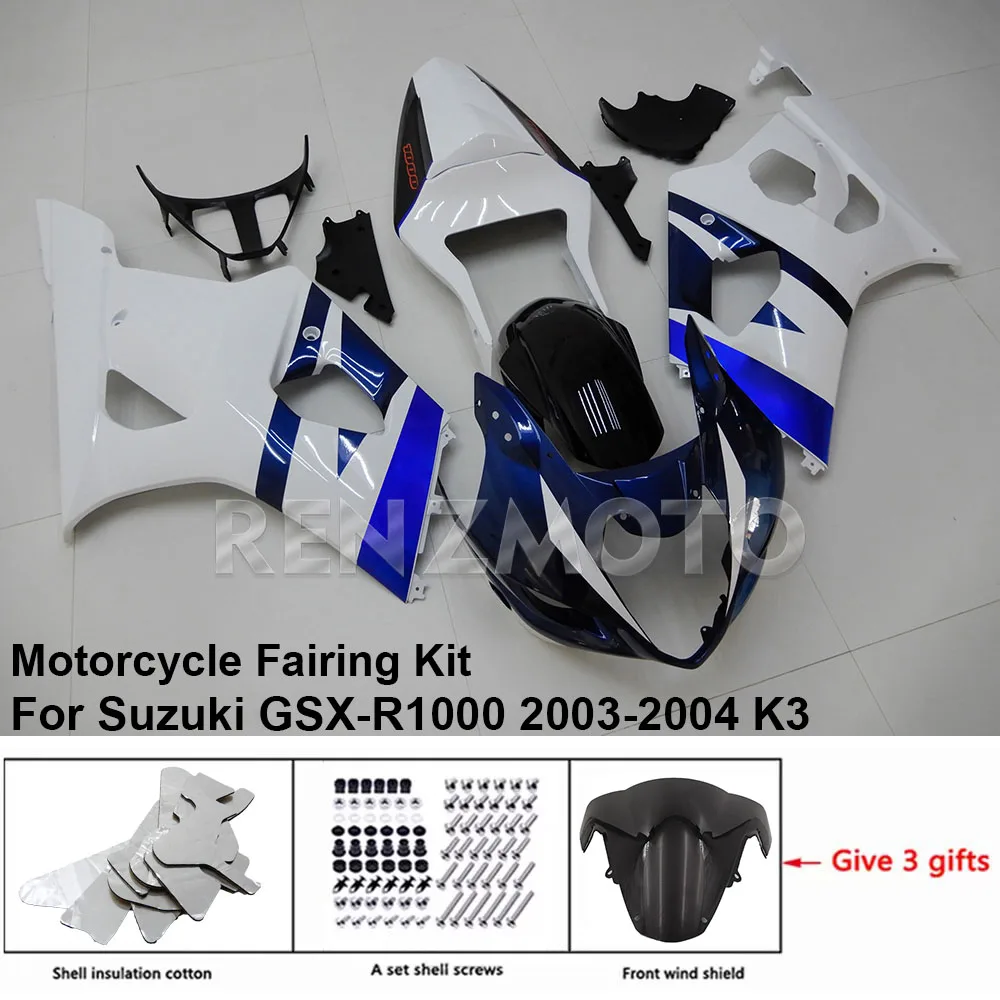 

Motorcycle Set Body Kit Fairing For Suzuki GSX-R1000 2003 2004 K3 K4 ABS Plastic Guard Plate Accessories Shell S1003-113a