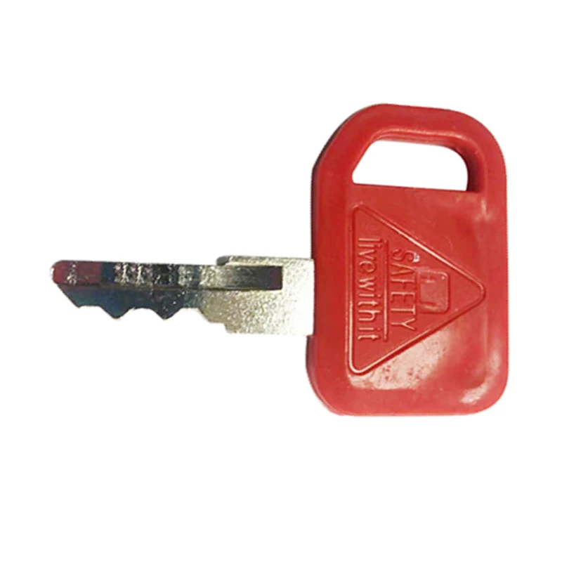 T209428 ELI80-0138 KV13427 50PCS Red Ignition Key Compatible With John Deere Excavator CT315 319D CT322 Skid Steer 240 250 260