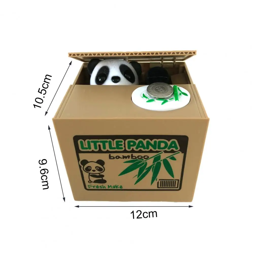 Piggy Bank Automatic Stealing Money Coin Bank Greedy Cat Piggy Bank US Coins Compatible Money Saving Box for Children 6