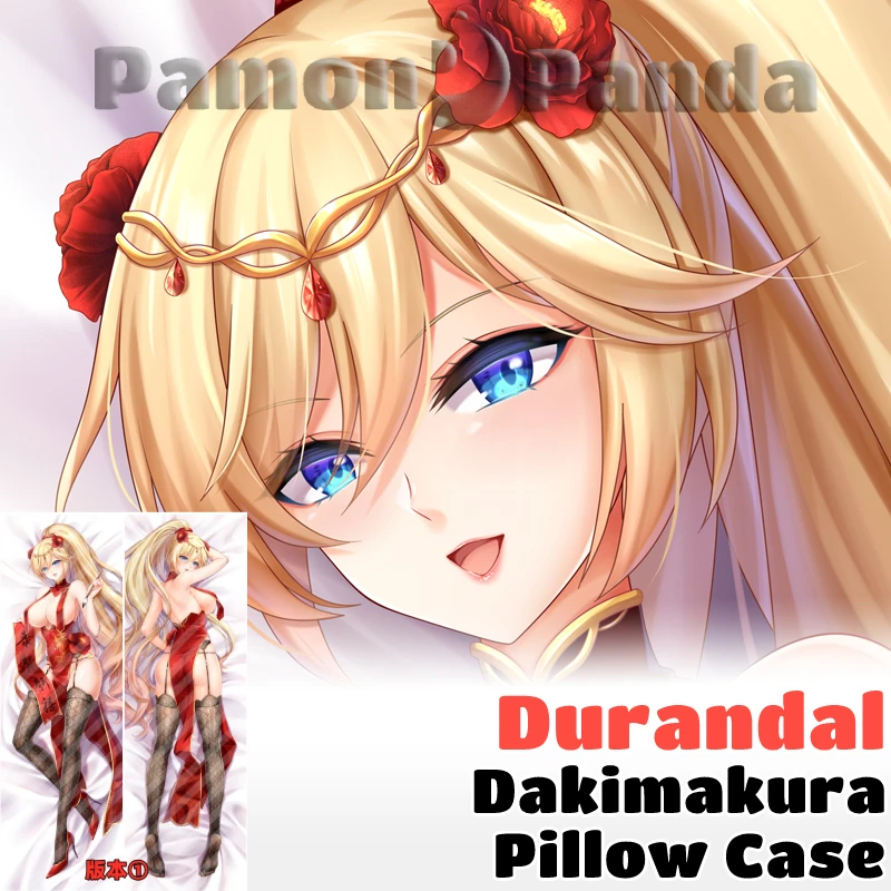 

Durandal Dakimakura Honkai Impact 3 Sexy Pillow Cover Hugging Cushion Case Otaku Full Body Pillowcase Home Bedding Decor Gift