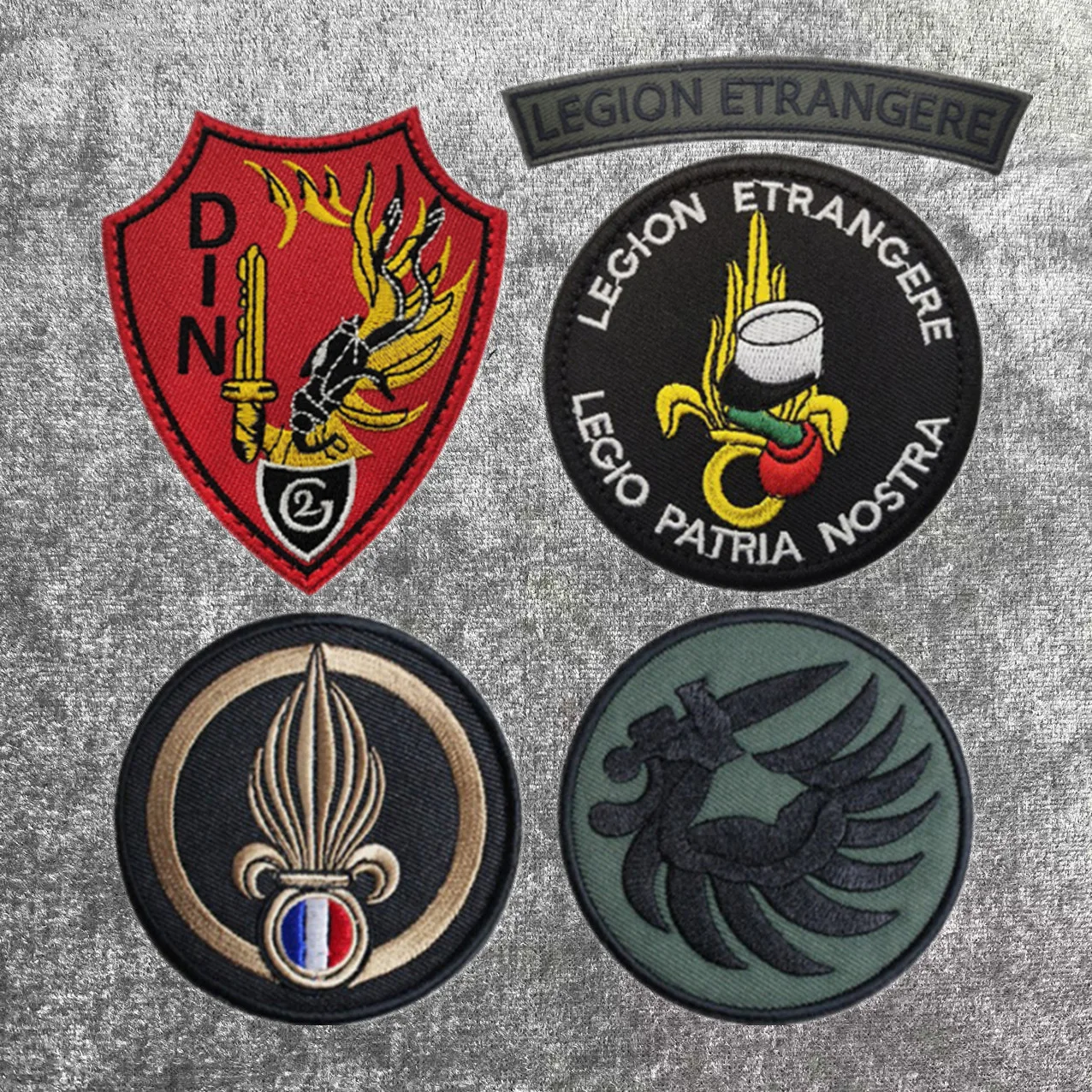 Copytec 3D Rubber Patch 'Legio Patria Nostra' – 12x9 Cm, Mit Klett, Für Jacken & Uniformen