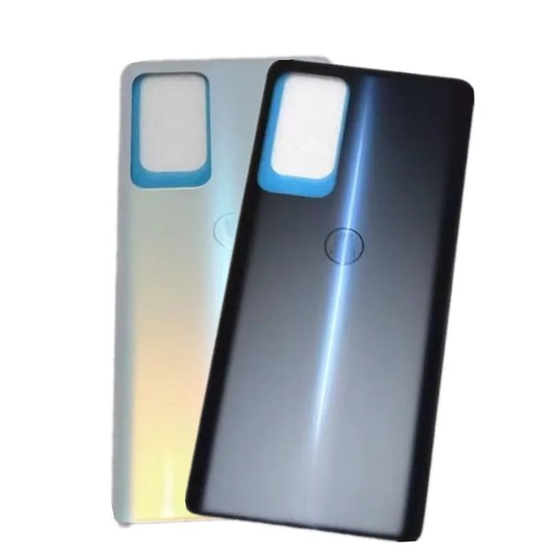 

Original New Glass Back Battery Cover Rear Door Panel Housing with Logo Replacement for Motorola Moto Edge 20 Pro