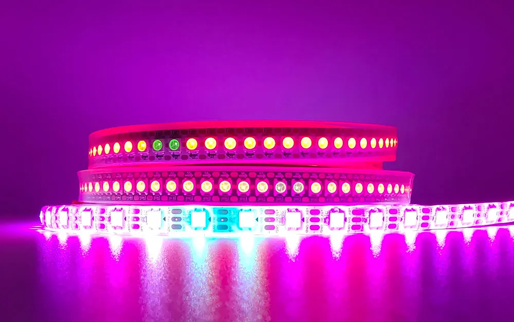 WS2812B WS2812 Digital Flexible Individually Addressable Pixel Led Strip RGB LED Strip 30/60/74/96/144Pixels/Leds/M Tape Light