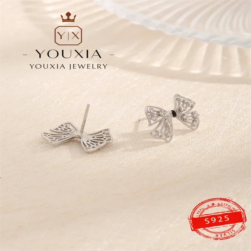 Selling Europe and the United States 925 silver simple design party fashion exquisite high-end jewelry earrings for women