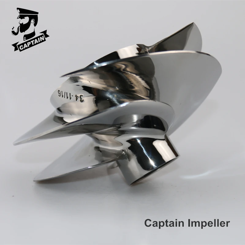 Captain Jet Ski Impeller SX4-11/16 161mm for Seadoo RXP-X/ RXT-X/ GTX LIMITED 300 GTR/ GTR-X/ GTX/ WAKE PRO/ RXT 230 4 blades