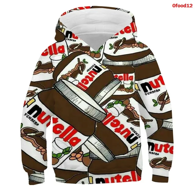 Sweatshirt Humoristique "Je Passerais Par Hella Pour Des Vêtements Nutella" – Pour Toute La Famille, Coupe Classique 241 G