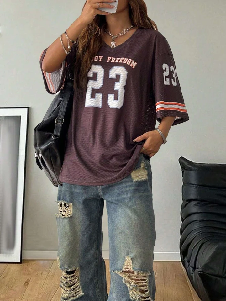 Tシャツ・カットソー AIE FW23 OVERSIZE SHIRT (NS943_B-SMOKEYPINK) Tシャツ | Ziris