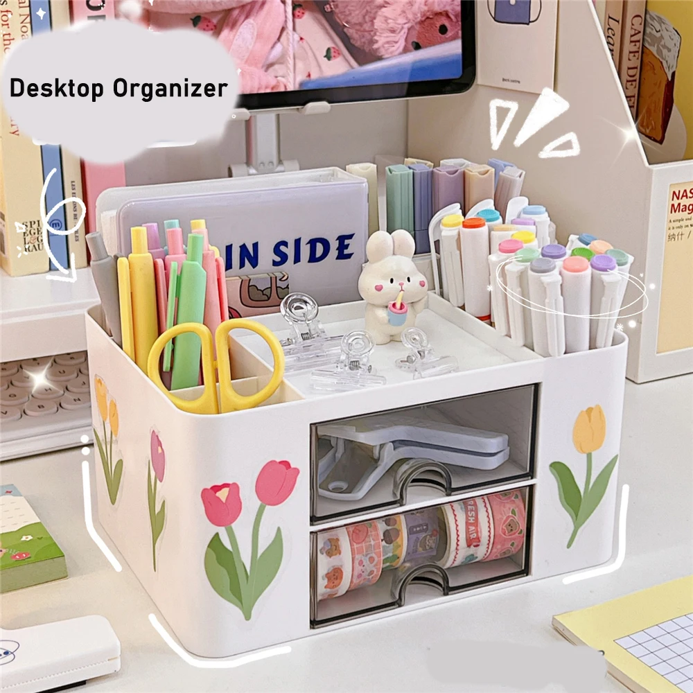 DIY Desk Organizer! Cute & Easy! 