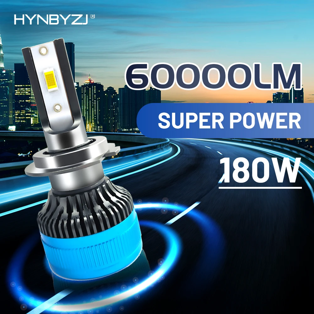 

HYNBYZJ 180W H4 H7 Canbus LED Car Headlight H1 H3 H8 H9 H11 9005 HB3 9006 HB4 Atuo LED Light Fog Lamp Motorcycle 12V 24V