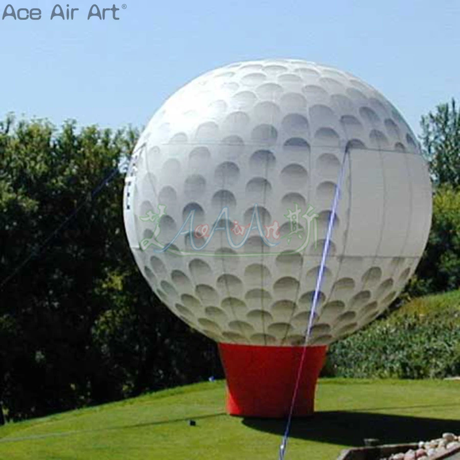 Customized Inflatable Golf Ball Model Giant Balloon with Logo for
