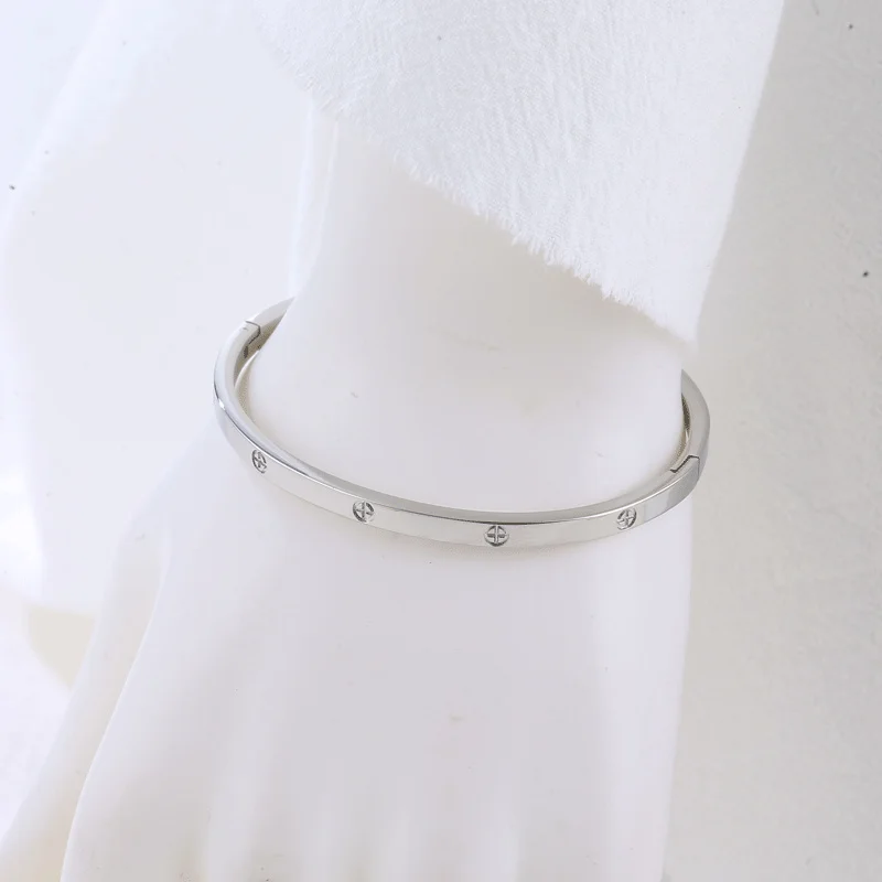 Simplicity Bracelets For Women Stainless Steel Charm Summer 2023 Fashio Jewellery Accessories