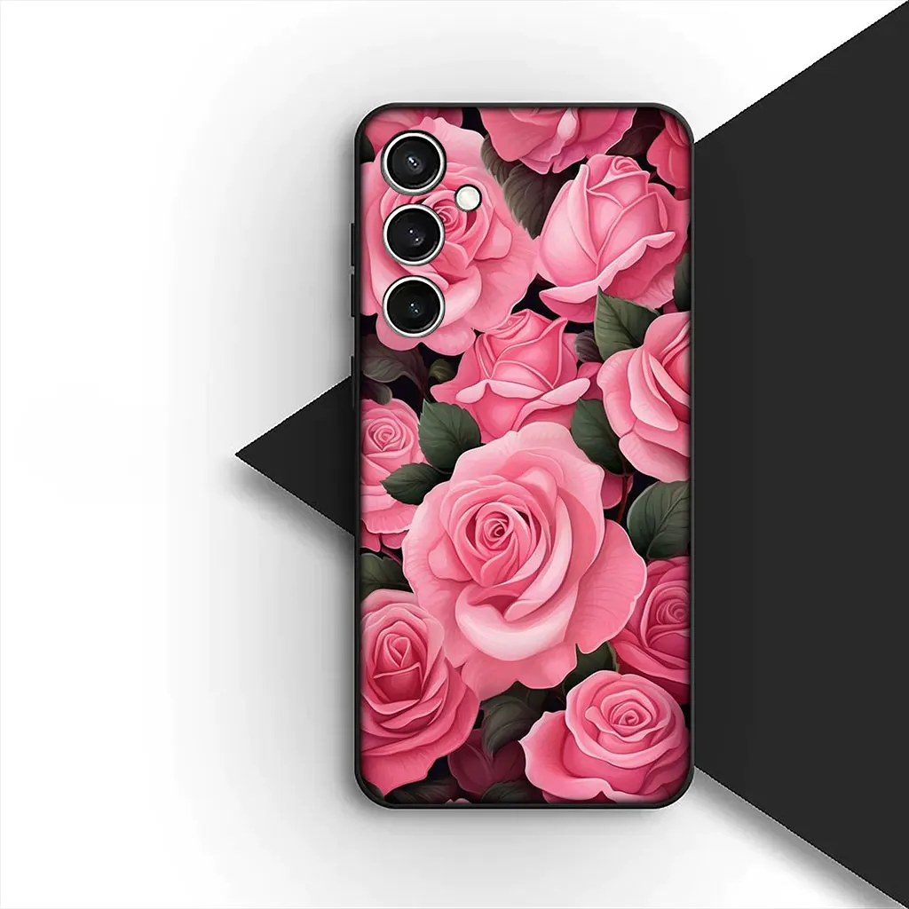 Elegant Red Rose and Pink Peony Floral Phone Case