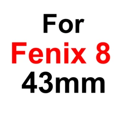 Premium Protective Glass Screen Protector for Garmin Fenix Series Watches (For Fenix 8 43mm)