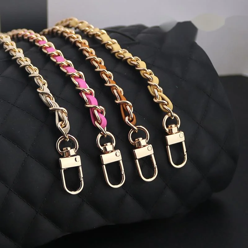 10pcs 120cm Bags Chains Gold Belt Hardware Handbag Accessory Metal Alloy Bag Chain Strap For Women Bags Belt Straps Wholesale