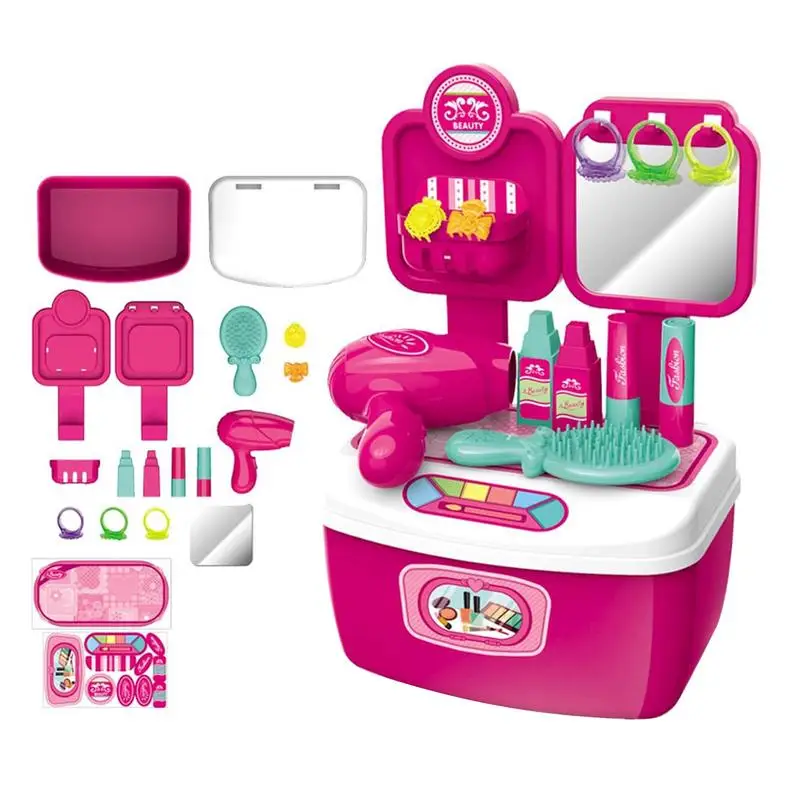 

Hair Styling Toys For Girls Realistic Hair Dressing Play Set Safe And Harmless Fully Equipped Girl Hair Dressing Play Set Beauty