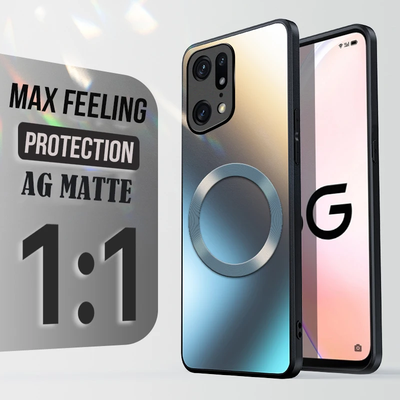 Premium Matte Silicone Frosted Phone Case with Magnetic Wireless Charging Compatibility