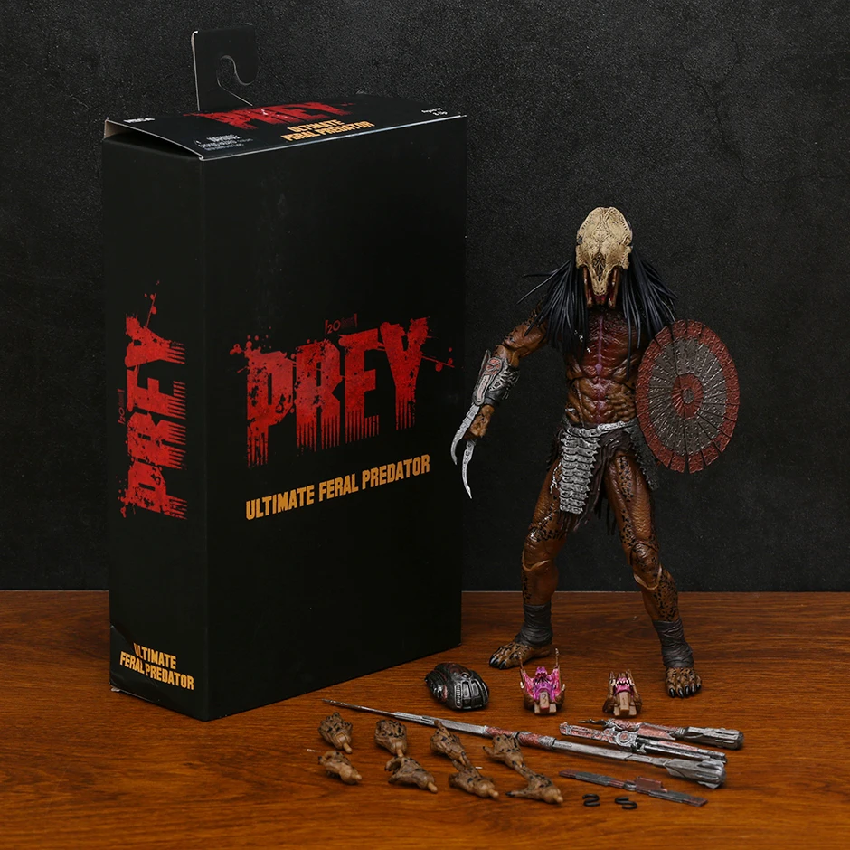 NECA Prey Ultimate Feral Predator Action Figure Excellent Model