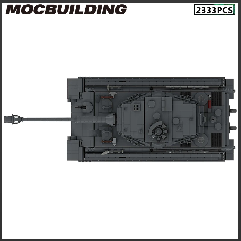 MOC budova bloků těžký komora tygr pokud by kingtiger modelka DIY cihly kreativní spojování hračka vánoce dosavadní narozeniny dárky