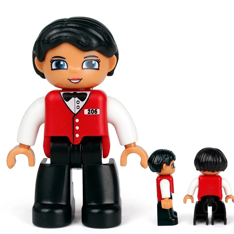 Deluxe City Action Figures Family Playset - Building Block Toys