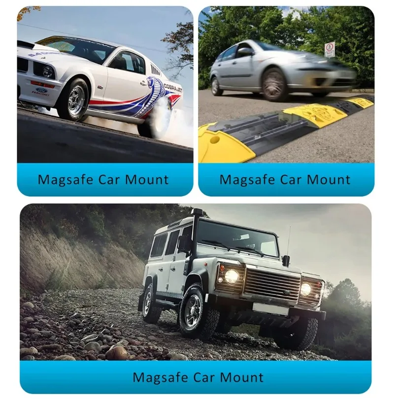 Magnetic Double Sided Phone Stand Phone Ring Holder Kickstand Magnet Grip For Magsafe iPhone 17 16 15 14 Android Gym Car Holder