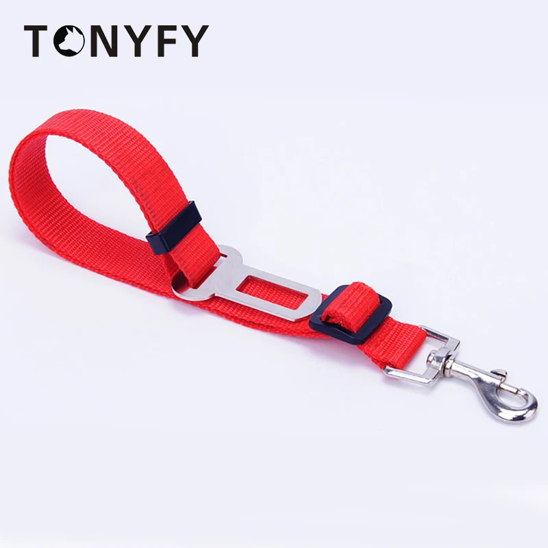 Pet Dog Cat Car Seat Belt Dog Accessories Adjustable Harness Lead Leash Small Medium Travel Clip Puppy Collar Leash Pet Supplies