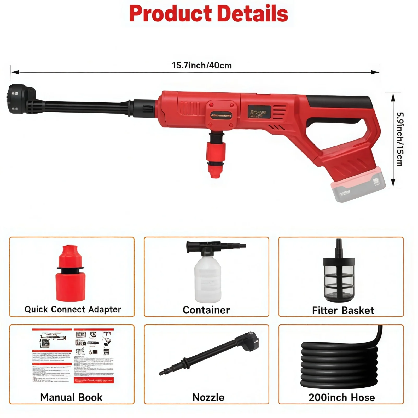 High pressure washer portable pressure washer pressure washer gun garden car was