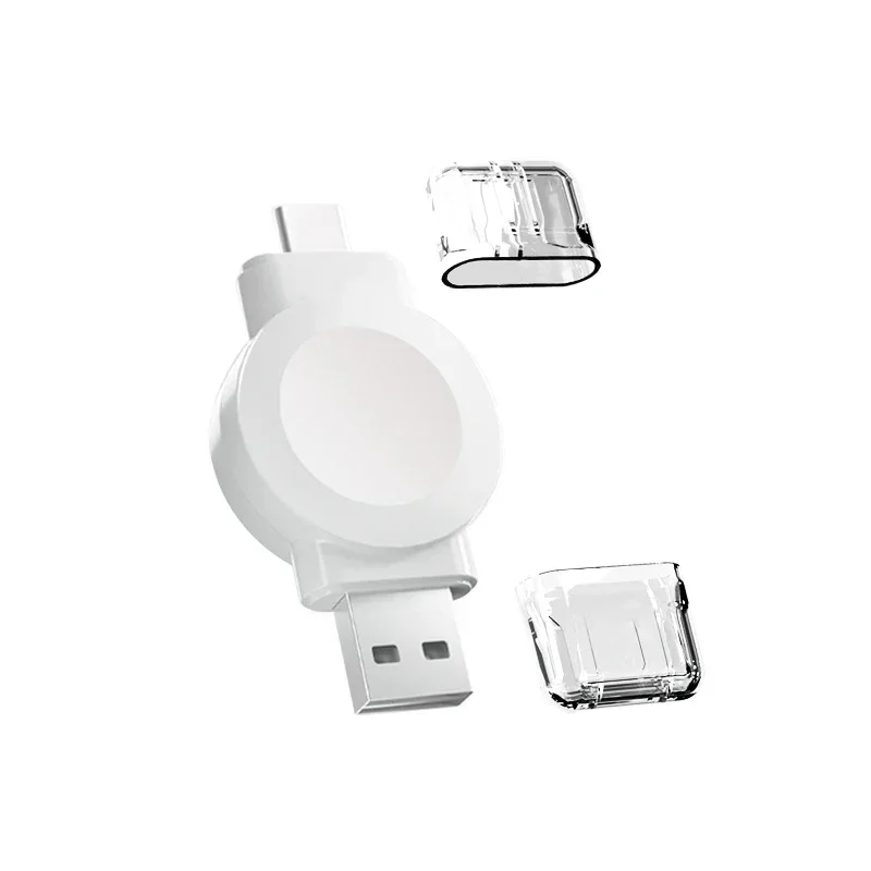 애플 워치 아이워치 8, 7, 6, 5, SE, 4, 3, 2 용 마그네틱 무선 충전기 인터페이스, 휴대용 C타입 USB, 2 인 1, 신제품