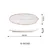  Luxury Desktop Storage Tray Nordic Style Creative Ceramic Tray Fruit Cake Tableware Plate Jewelry Cosmetic Sundries Storage Tray 