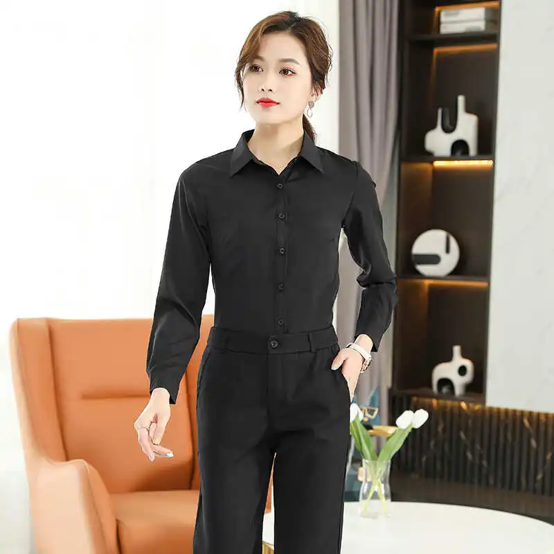 Formal Dress Women Shirt Long Sleeve Blouse New Black Shirt Women Tops 2024 Fashion Women Clothing Basic White Shirts OL Blouses Best Sellers In Women's Clothing